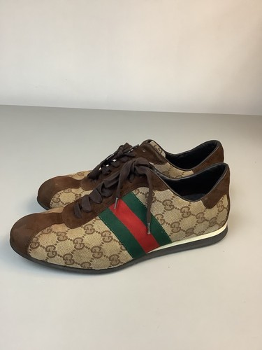 Gucci brown canvas - 👟, gg