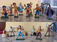 Lotto pastori presepe vintage