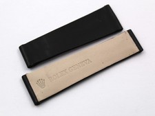 Cinturino Lusso Cuoio Nero 20/16mm Fatto a Mano Artigianale Deployante Unisex