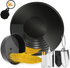 Setaccio Oro Kit Setaccio per Oro Gold Pan Kit Bacino per La Ricerca Dell'Oro Ri