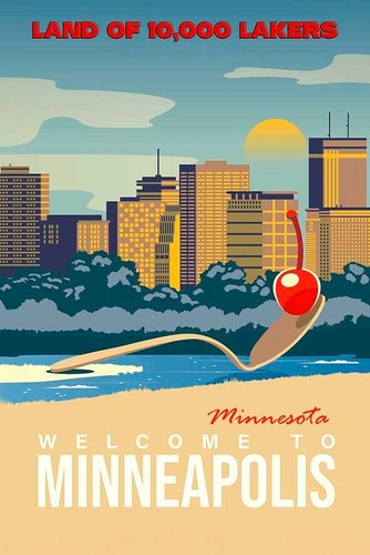 Poster locandina minneapolis - poster,
