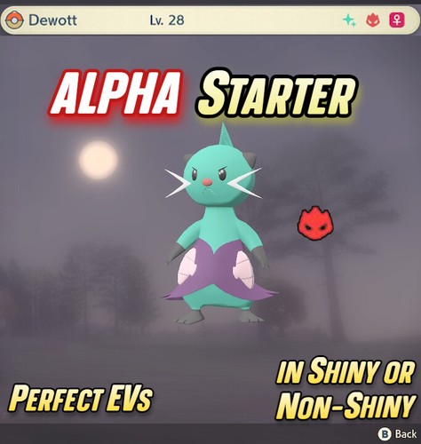 Dewott alpha shiny starter - dewott,