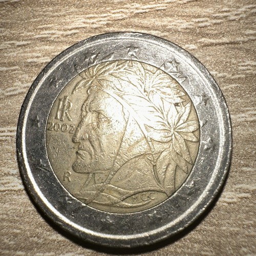 Moneta euro italia 2002 - 2,