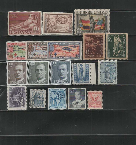 Francobolli spagna lotto di - francobolli,