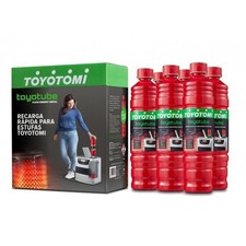 TOYOTOMI ZIBRO - TOYOTUBE - Petrolio per stufe 6 Taniche 1.4 lt 4963505120269