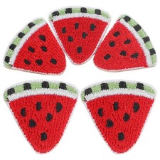  5 Pcs Toppe Ricamate Tessuto