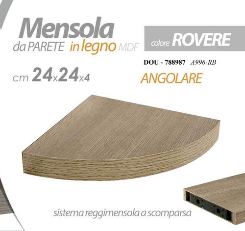 Mensola parete angolare angolo - angolare,