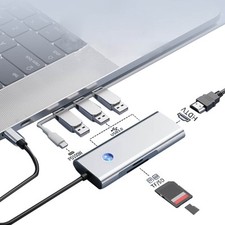 Hub USB-C 8 in 1 Tipo C a 4K