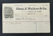 1891 antico stivale CHAS J