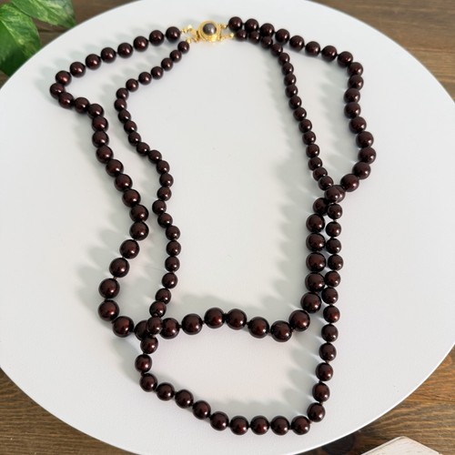 Collana perle finte grigie - perle,