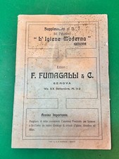 Catalogo L'igiene moderna Genova F.Fumagalli & C. 1908 vasche da bagno docce