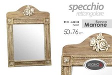 SPECCHIO RETTANGOLARE IN LEGNO