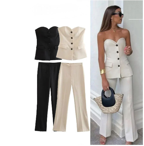 Vestito top cuore - cuore, pantaloni