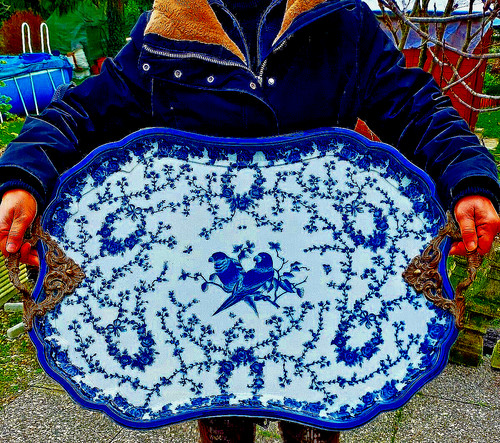 Vassoio ceramica porcellana - vassoio, no