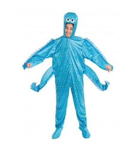 Costume tuta mascotte - , polpo