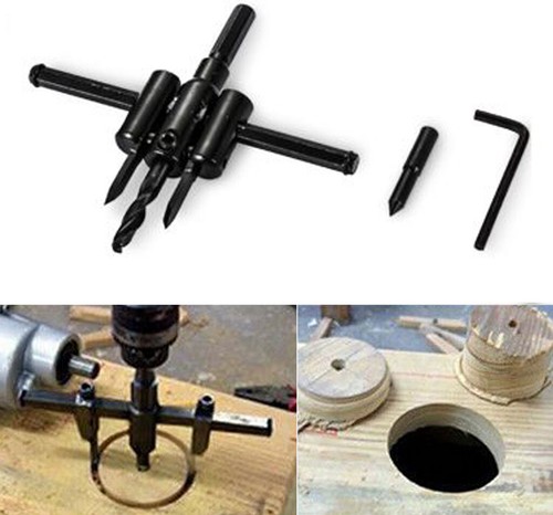 Tondo legno cerchio fresa buco - legno,