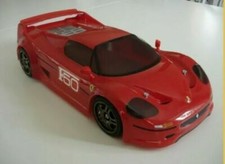 0040 - Carrozzeria Body RC scala 1/10 FERRARI F50 rally-touring + ALETTONE 