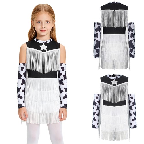 Costume cowgirl bambina - , nero