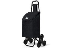 VOUNOT Carrello Spesa con 3 Ruote per Saliscale Carrello Portaspesa Pieghevole