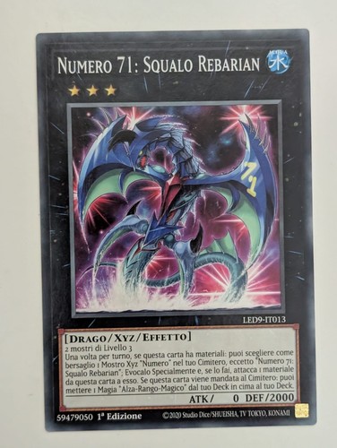 Numero 71 squalo - yu-gi-oh!,