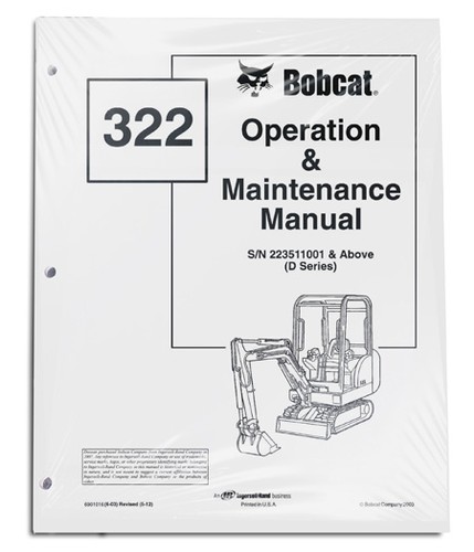 Bobcat 322 escavatore manuale - escavatore,