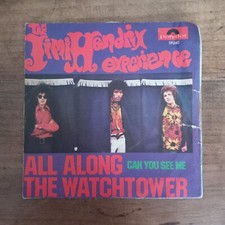 Vecchia CUSTODIA Vinile 45 giri Polydor Jimi Hendrix Expirience All Along The Wa