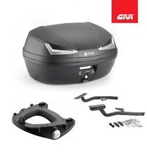 GIVI KIT BAULETTO NERO E455NT + STAFFE SUZUKI GSX S 1000 GT 2024