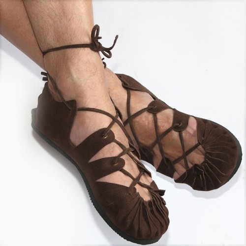 Scarpe con lacci pelle braun - con,
