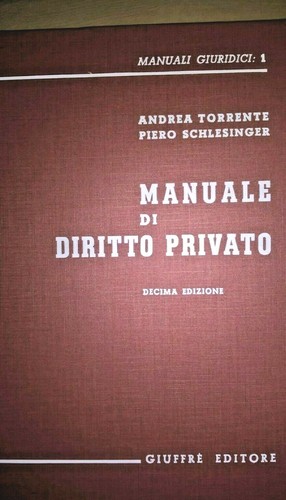 Manuale diritto privato - di,
