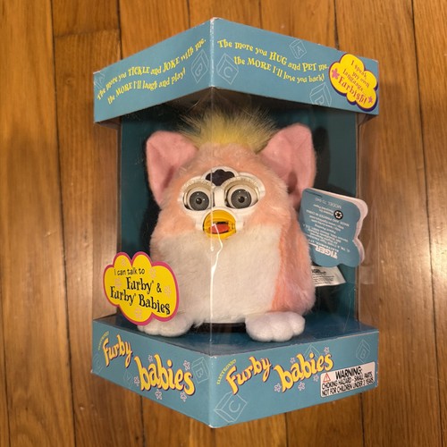 Furby baby rosa bianco - rosa, occhi