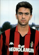 cartolina Postcard 17 x 24 cm Milan Alessandro Costacurta