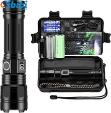  500000 Lumen, Torcia LED Ricaricabile Con Batteria Da 5000Mah, Zoomable 5 Modal