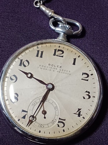 Rolex pocket watch silver - watch,