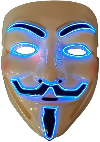 Maschera illuminata anonimo - illuminata,