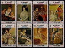 Fujeira 1968 Goya Chardin Vermeer quadro lettera scrittura settimana donne musica NH2