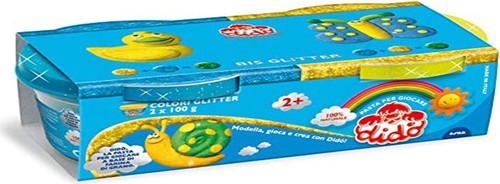 Bis glitter barattolo - 2x100, g