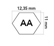 Cinghia esagonale tagliaerba