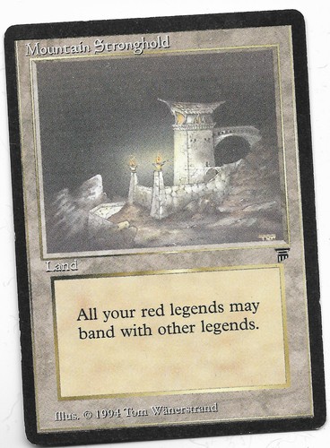 Mtg mountain stronghold - mountain,