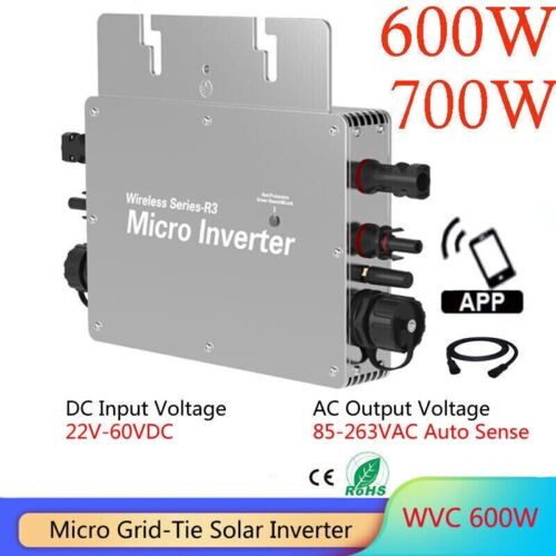 Micro inverter solare wvc 600w - inverter,