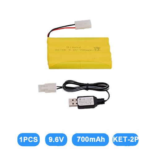 1pz batteria 700mah ni cd - batteria,