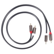 2 RCA a 2 RCA maschio a spina