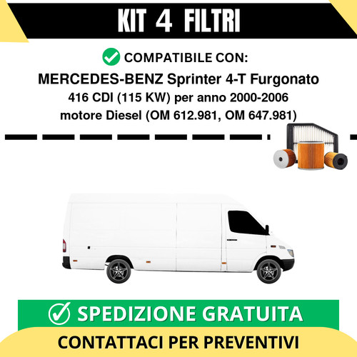 Kit filtri risparmio per - kit,