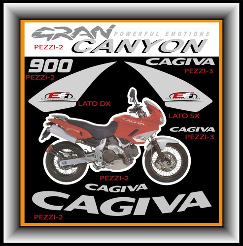 Adesivi cagiva gran canyon - adesivi,