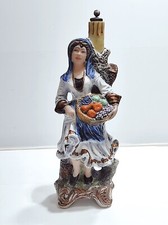 Bottiglia vuota in ceramica vintage decanter di vino o liquore da collezione