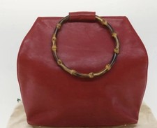 Borsa Gucci rossa manico