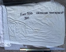 VETRO SCENDENTE+GUIDA ALZAVETRO PORTIERA DX FIAT 500 F L R e Giardiniera D'epoca