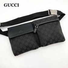 Gucci GG marsupio nero tela