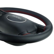 Volante Copri Vera Pelle Riferimento Adatto A VW Passat 3B B5 3BG Cucitura Rosso