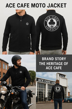 Ace Cafe Motorcycle Jacket, Classic Style, Ace Logo, licenced product