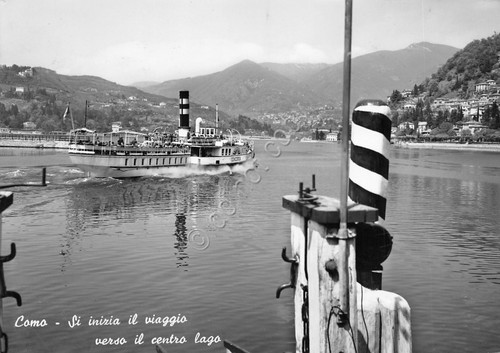 Cartolina como imbarcadero - como,